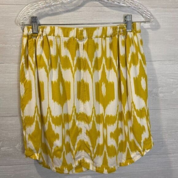 LOFT Women's Islander Ikat Print‎ Button Front Skirt - Picture 4 of 9